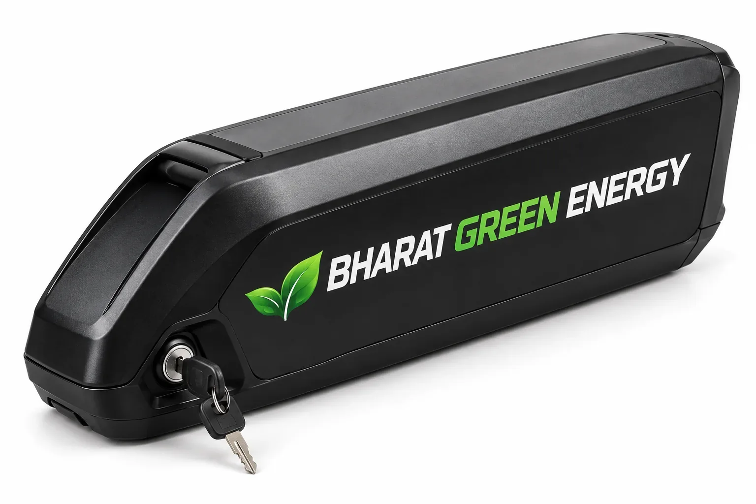 Bharat Green Energy labelled e-bicycle batteries product mockup