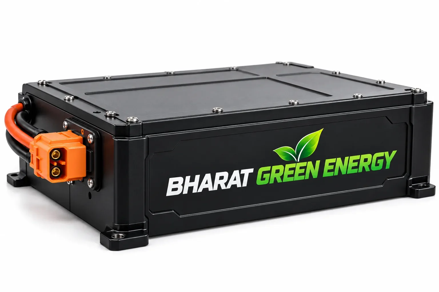 Bharat Green Energy labelled custom battery packs product mockup